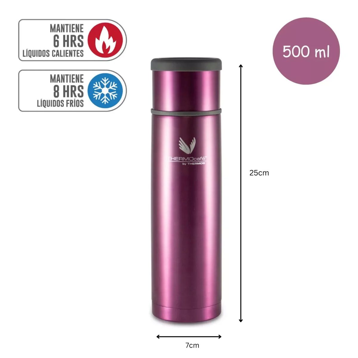 THERMOS - Termo Líquido 500 Ml Every Night Acero Inoxidable Thermos
