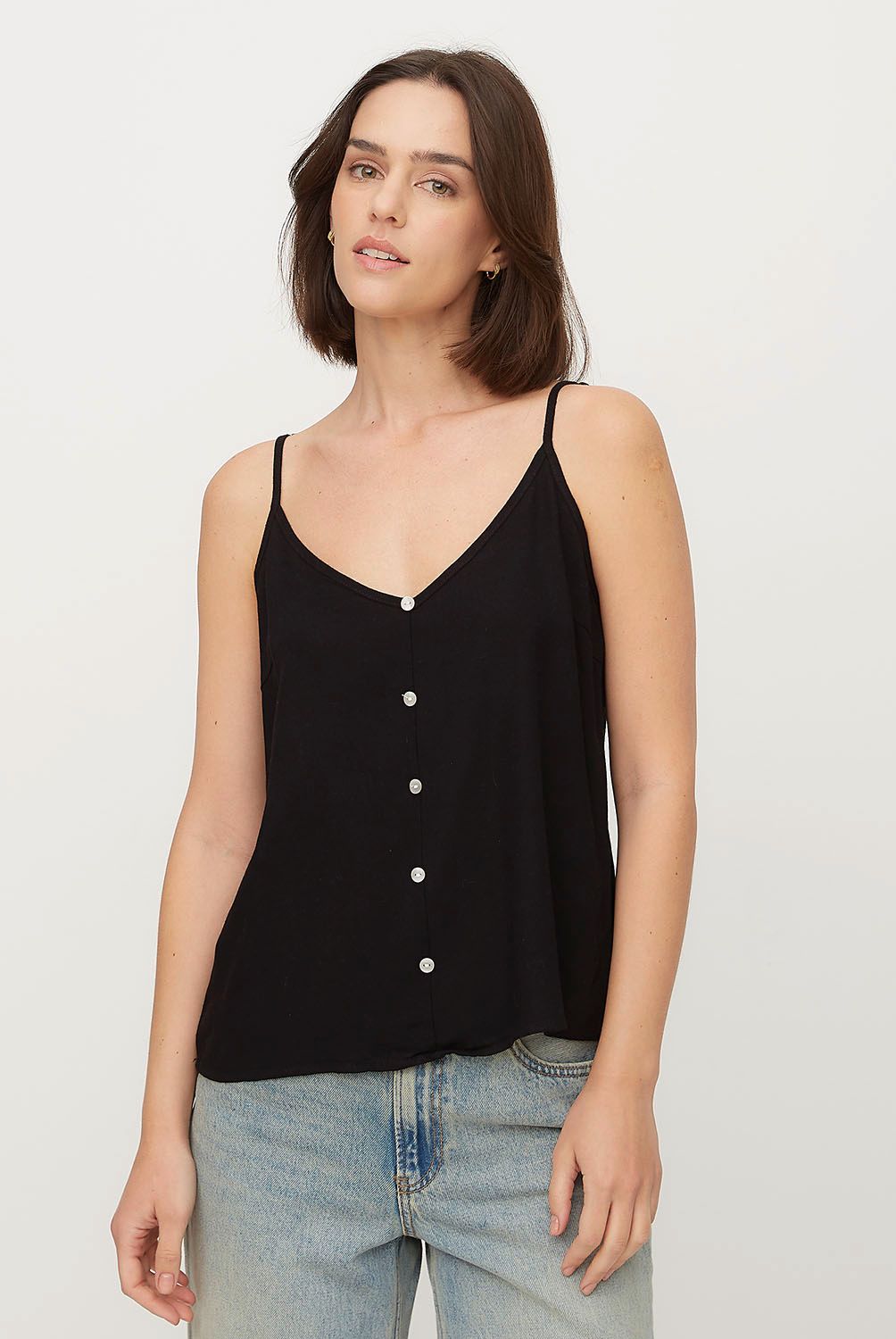 VERO MODA - Blusa Lino Mujer Vero Moda