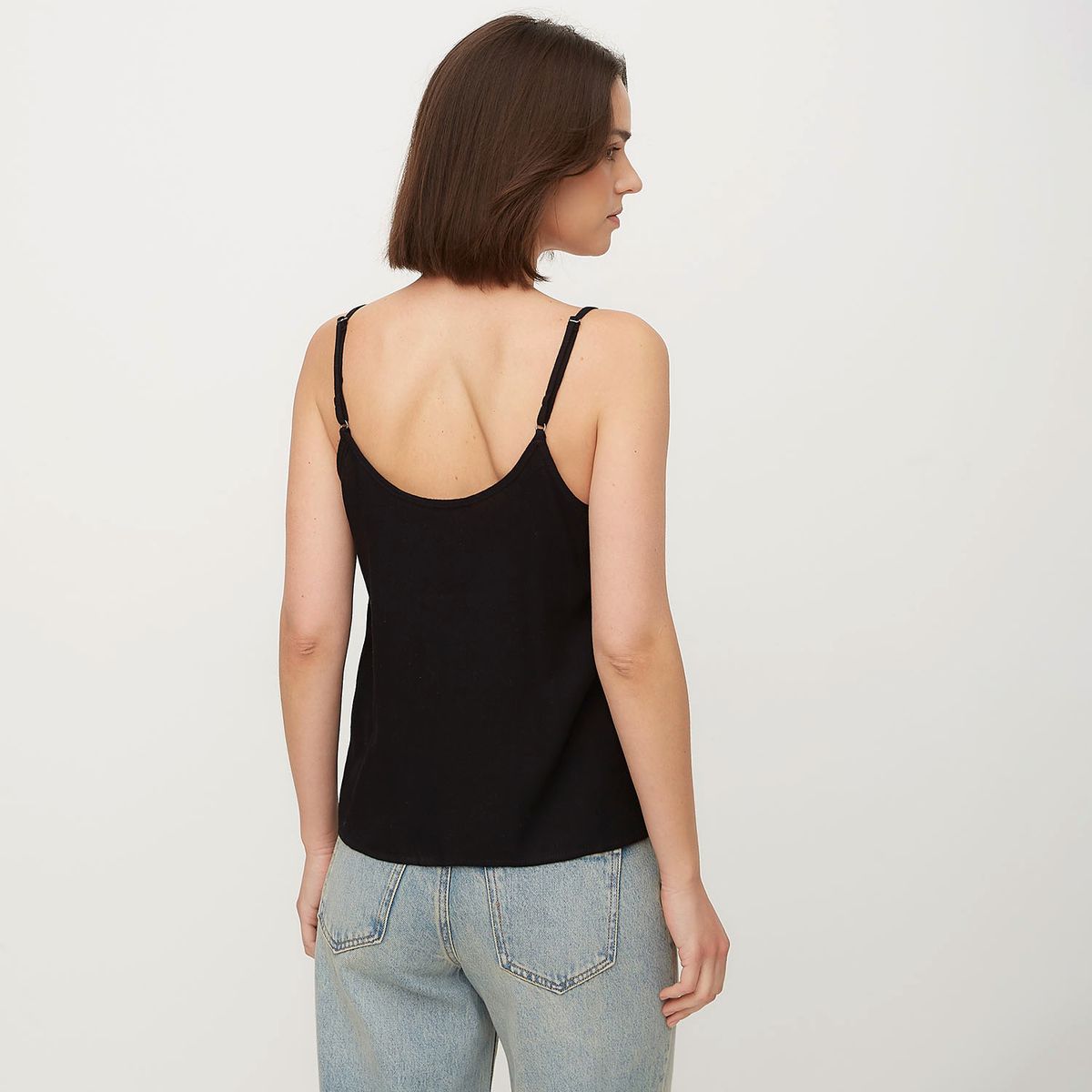 VERO MODA - Blusa Sin Mangas Lino Mujer Vero Moda