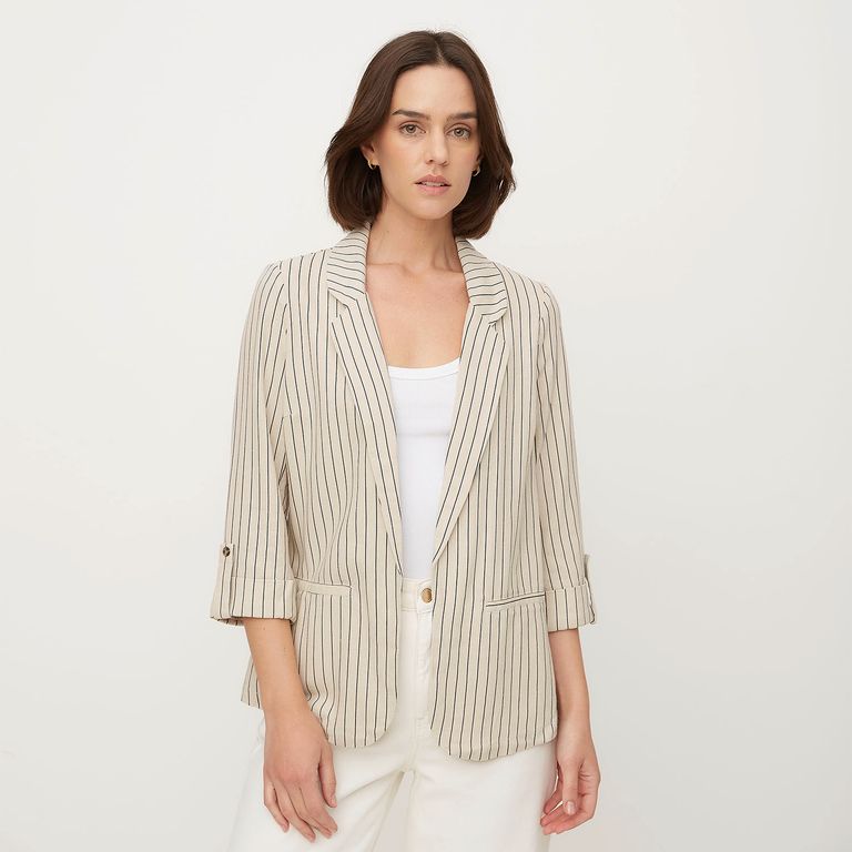 Blazer Lino Mujer