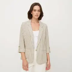 VERO MODA - Blazer Lino Mujer