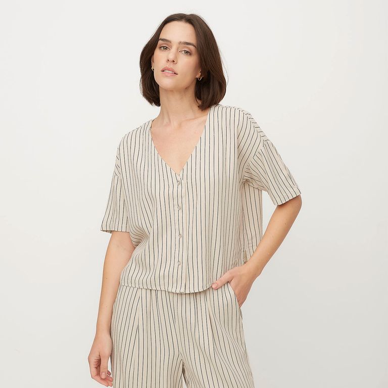 Blusa Lino Mujer