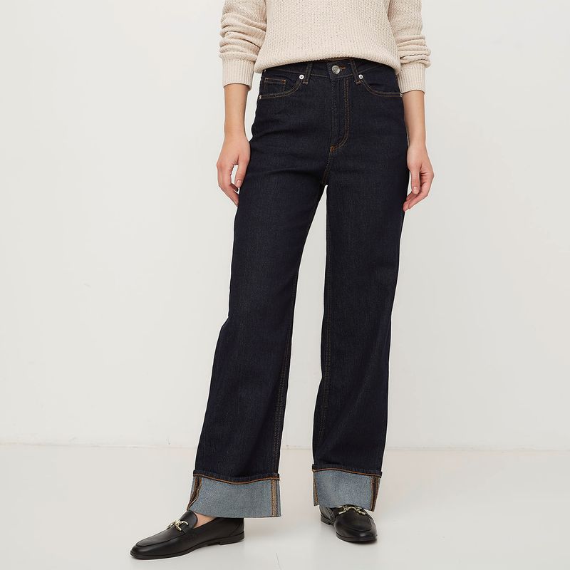 VERO MODA - Jeans Ancho Mujer Vero Moda