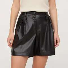 VERO MODA - Short Efecto Piel Mujer