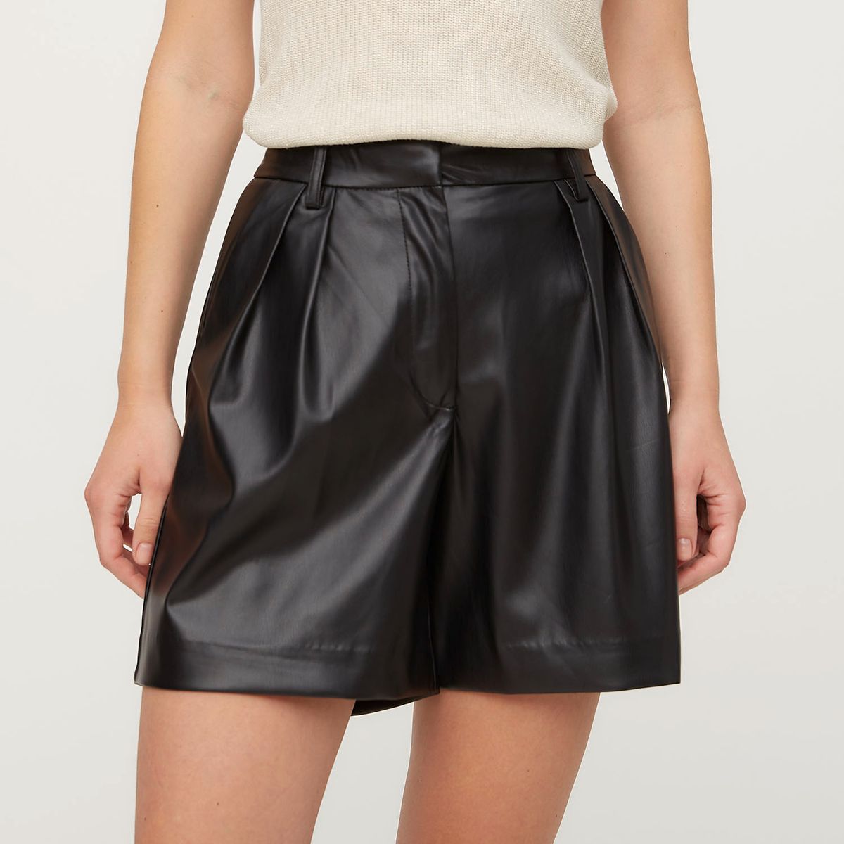 VERO MODA - Short Efecto Piel Mujer Vero Moda