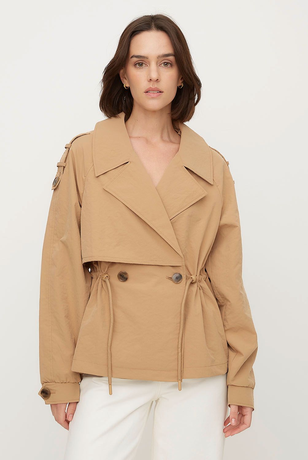 VERO MODA - Chaqueta Trench Corto Mujer Vero Moda