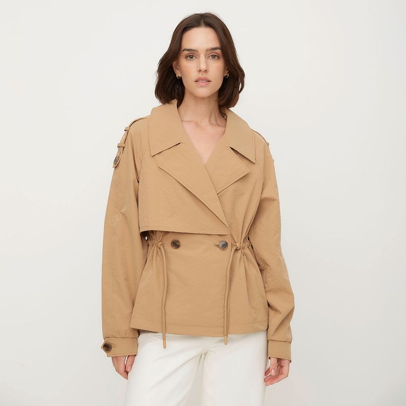 VERO MODA - Chaqueta Trench Corto Mujer Vero Moda