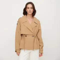 VERO MODA - Chaqueta Trench Corto Mujer