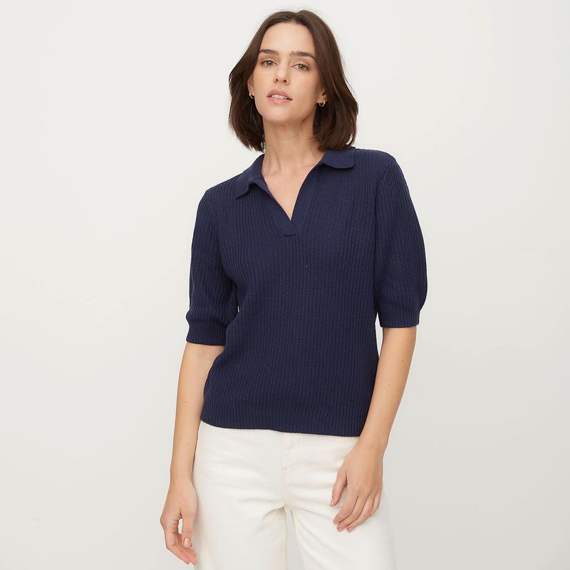 VERO MODA - Sweater Manga Corta Algodón Mujer Vero Moda