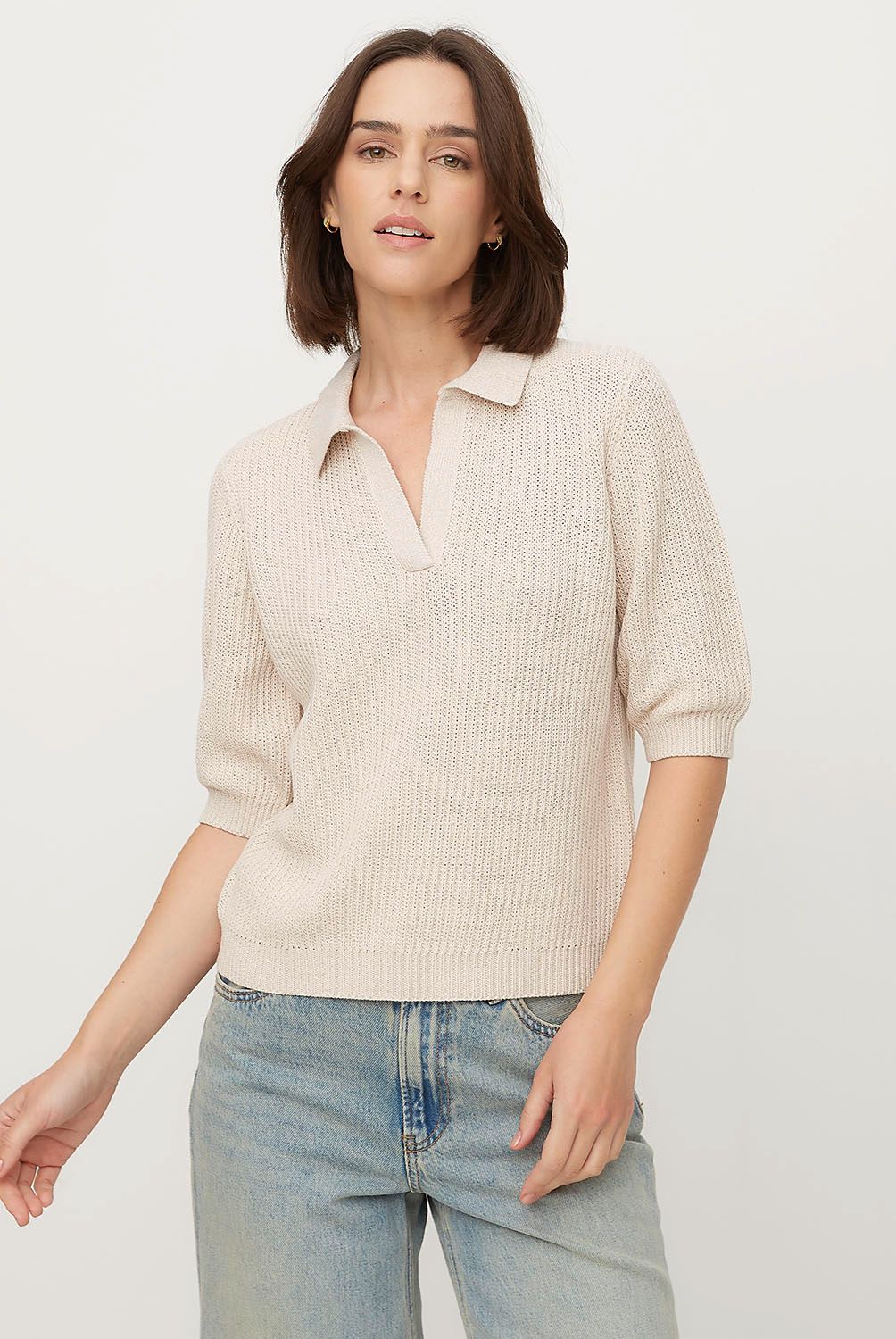 VERO MODA - Sweater Manga Corta Algodón Mujer Vero Moda