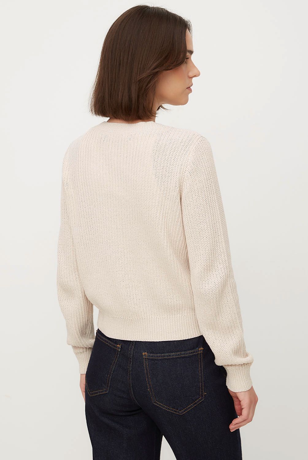 VERO MODA - Sweater Algodón Cuello Redondo Mujer Vero Moda