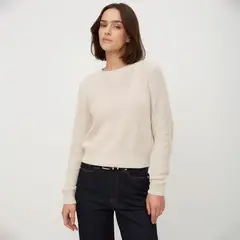 VERO MODA - Sweater Algodón Cuello Redondo Mujer