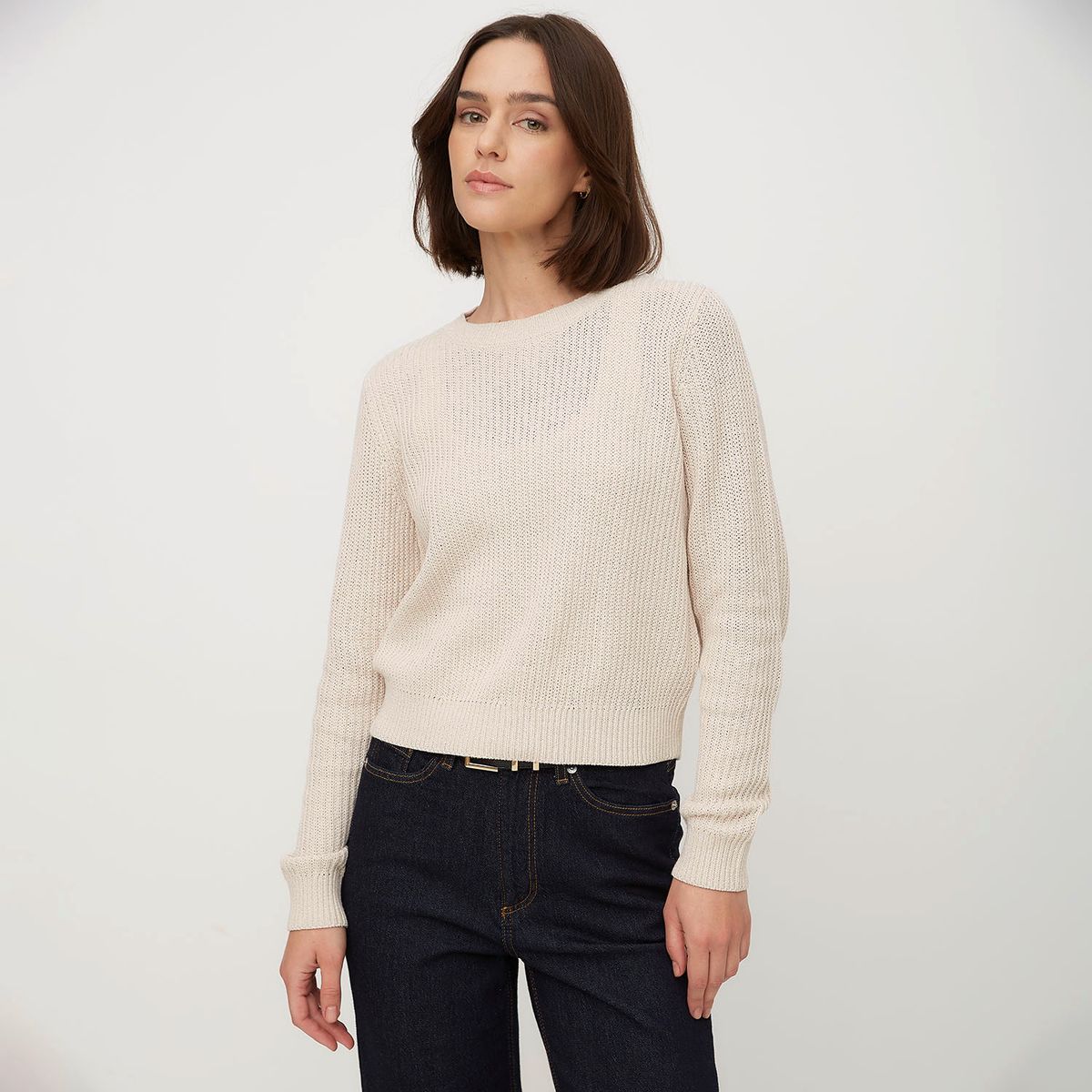 VERO MODA - Sweater Algodón Cuello Redondo Mujer Vero Moda