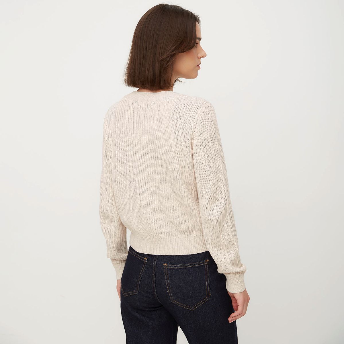 VERO MODA - Sweater Algodón Cuello Redondo Mujer Vero Moda