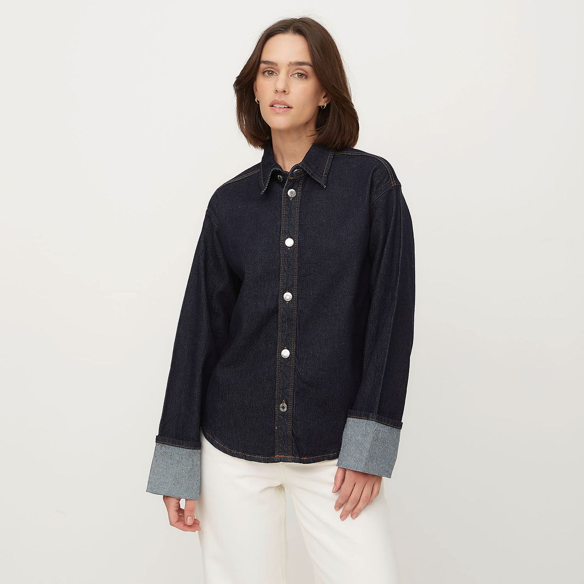 VERO MODA - Blusa Denim Mujer Vero Moda