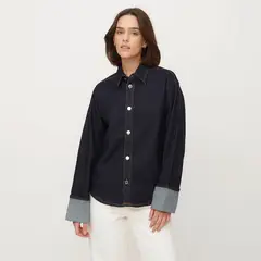 VERO MODA - Blusa Denim Mujer
