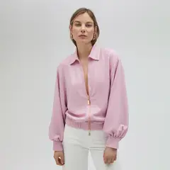 LOLA CASADEMUNT - Chaqueta Lentejuela Rosa Mujer