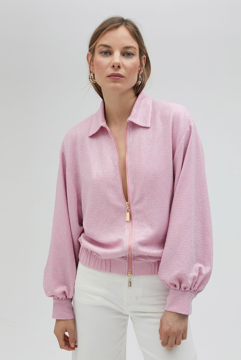 LOLA CASADEMUNT - Chaqueta Lentejuela Rosa Mujer Lola Casademunt