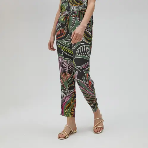 LOLA CASADEMUNT - Pantalón Jogger Estampado Floral Mujer