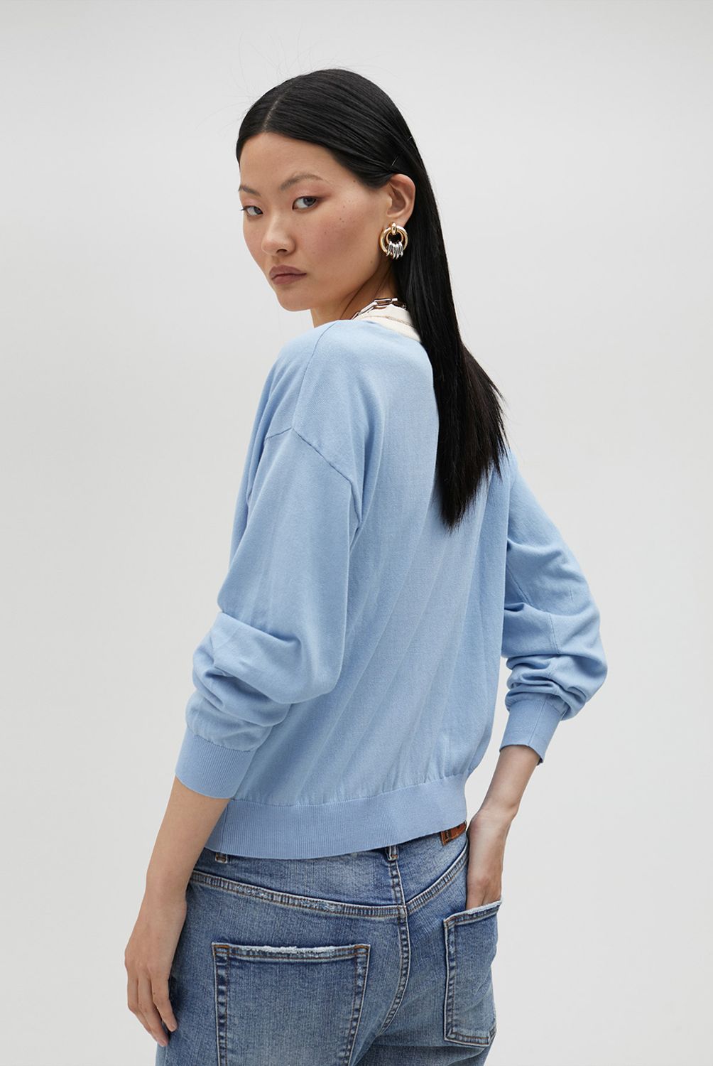 LOLA CASADEMUNT - Cardigan Contraste Ribete Mujer Lola Casademunt