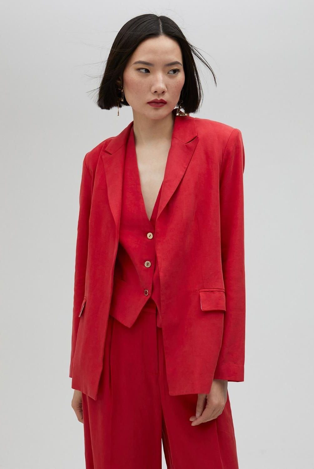 LOLA CASADEMUNT - Chaqueta Lino Mujer Lola Casademunt