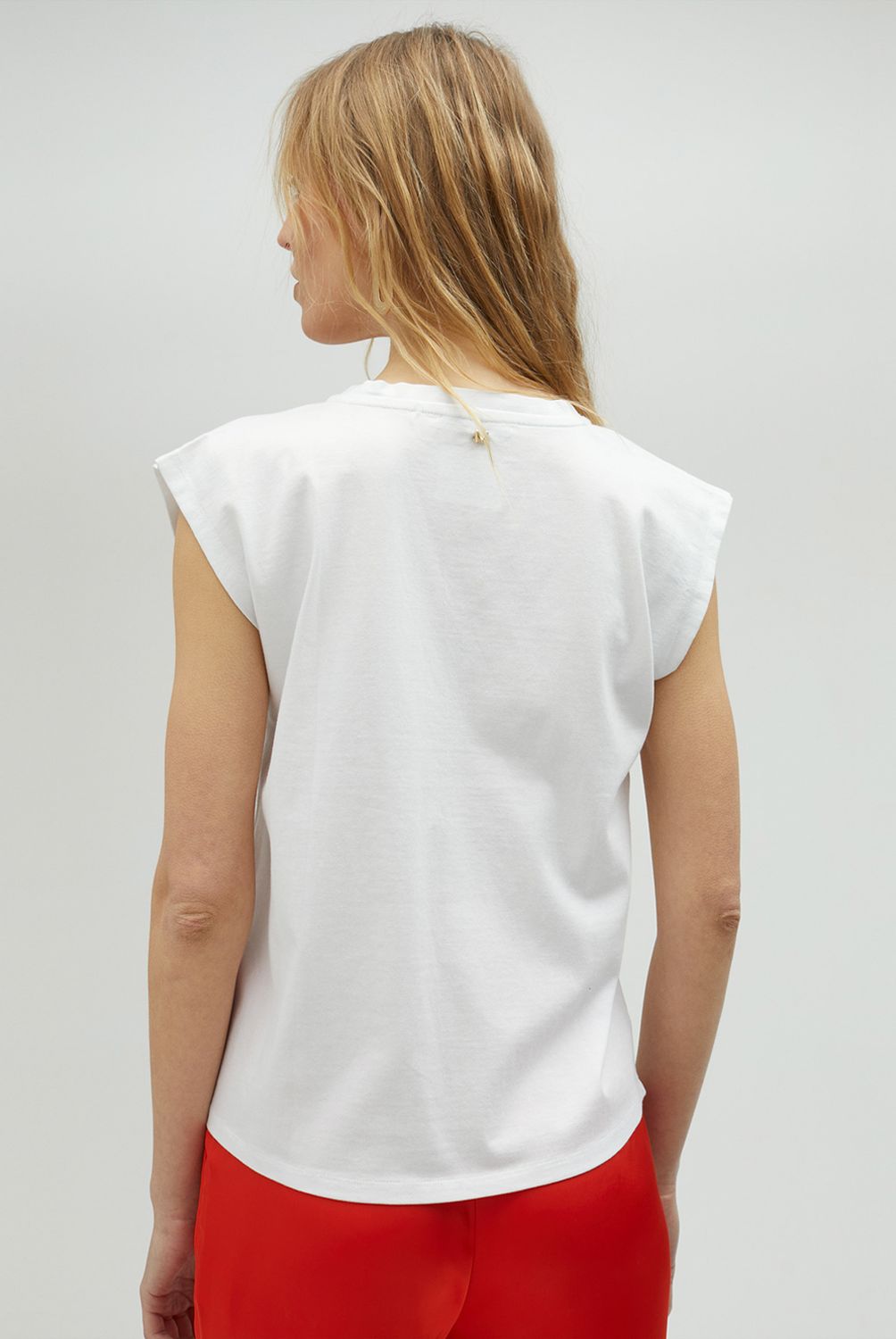 LOLA CASADEMUNT - Camiseta Detalle Loro Mujer Lola Casademunt