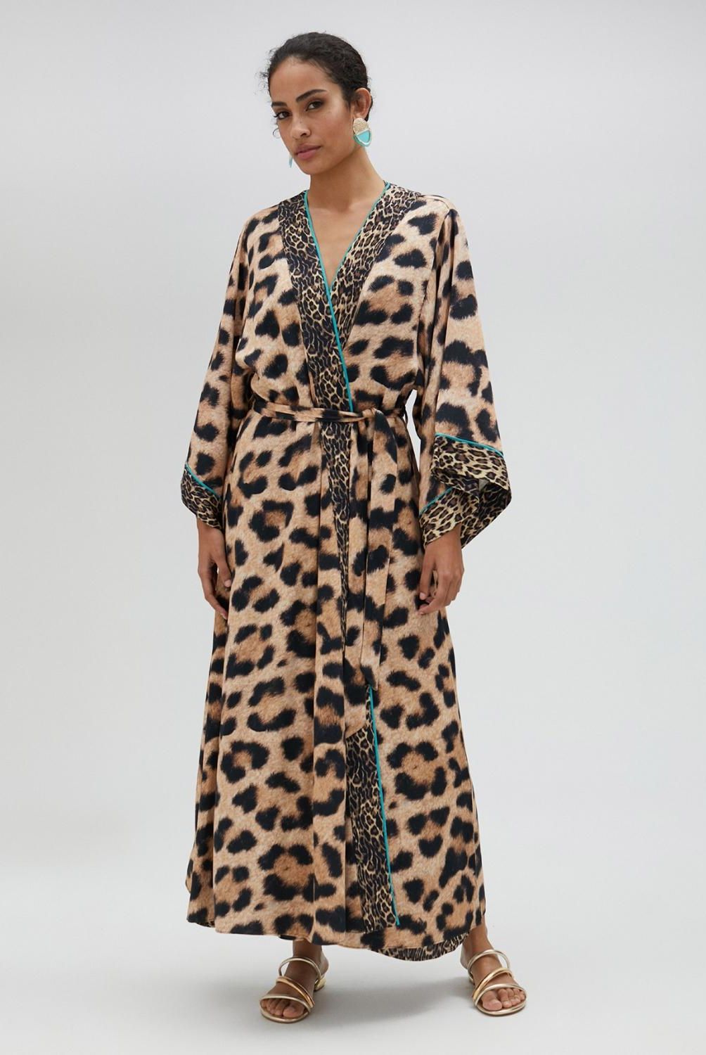 LOLA CASADEMUNT - Chaqueta Largo Leopardo Mini Mujer Lola Casademunt