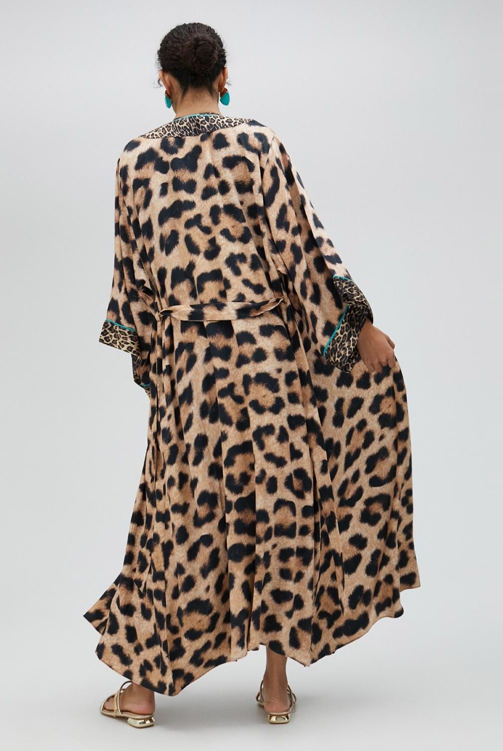 LOLA CASADEMUNT - Chaqueta Largo Leopardo Mini Mujer Lola Casademunt