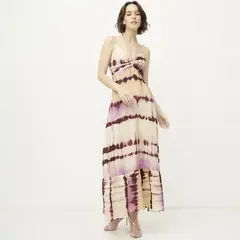 DIXIE - Vestido Largo Estampado Mujer