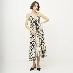 DIXIE - Vestido Largo Estampado Mujer