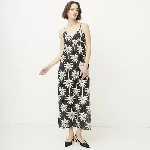 DIXIE - Vestido Largo Estampado Floral Mujer