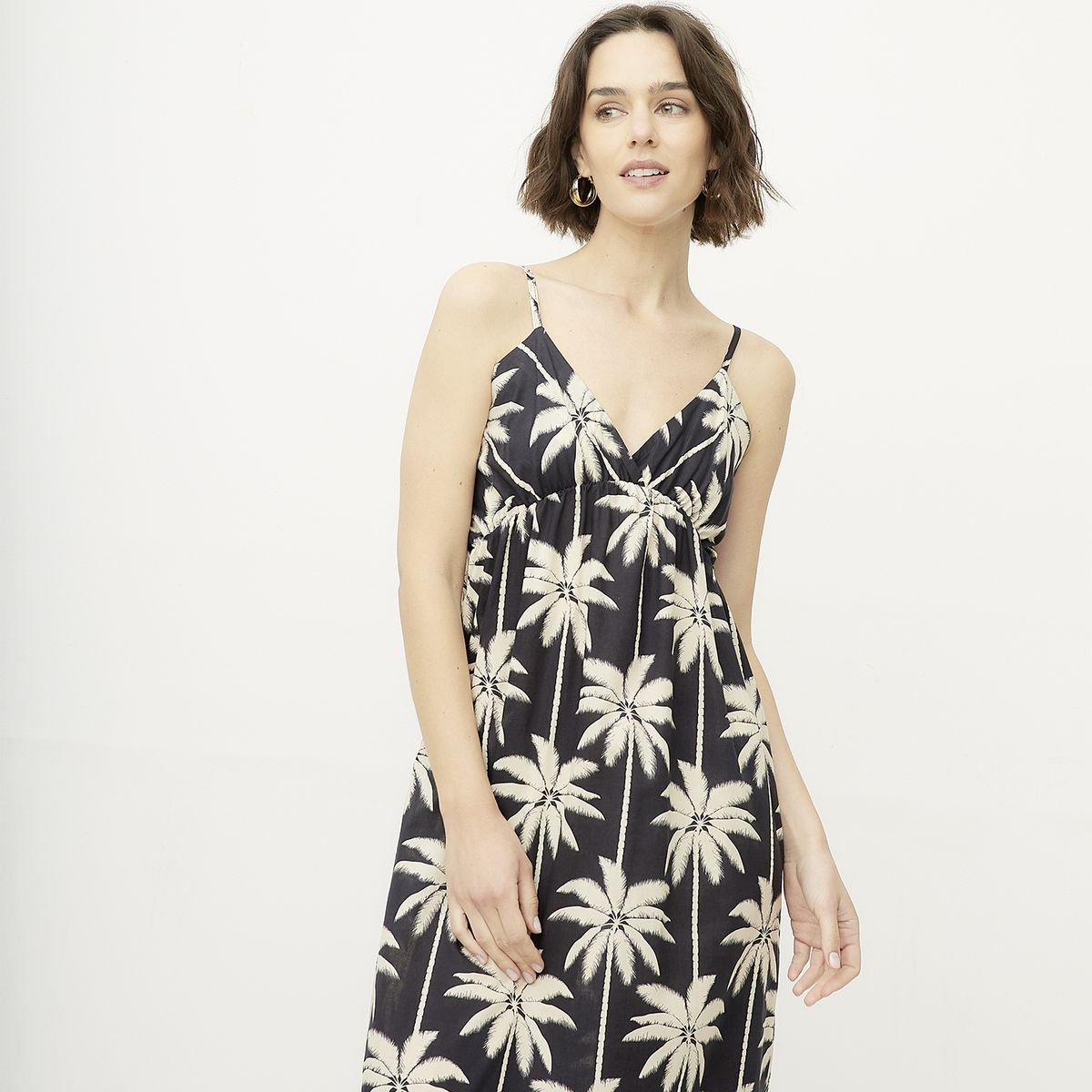 DIXIE - Vestido Largo Estampado Mujer Dixie