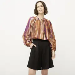 DIXIE - Blusa Manga Larga Estampada Mujer