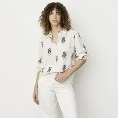 DIXIE - Blusa Manga Larga Estampada Mujer