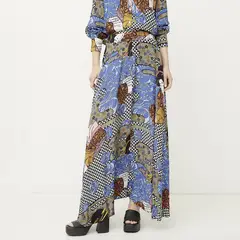 DIXIE - Falda Larga Estampada Mujer