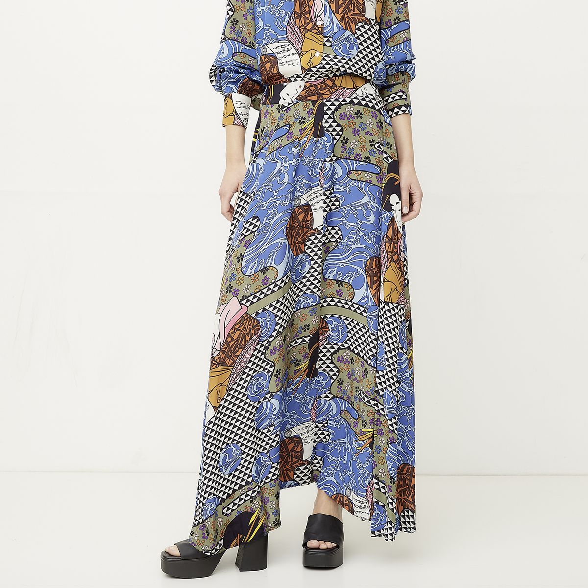 DIXIE - Falda Larga Estampada  Mujer DIXIE