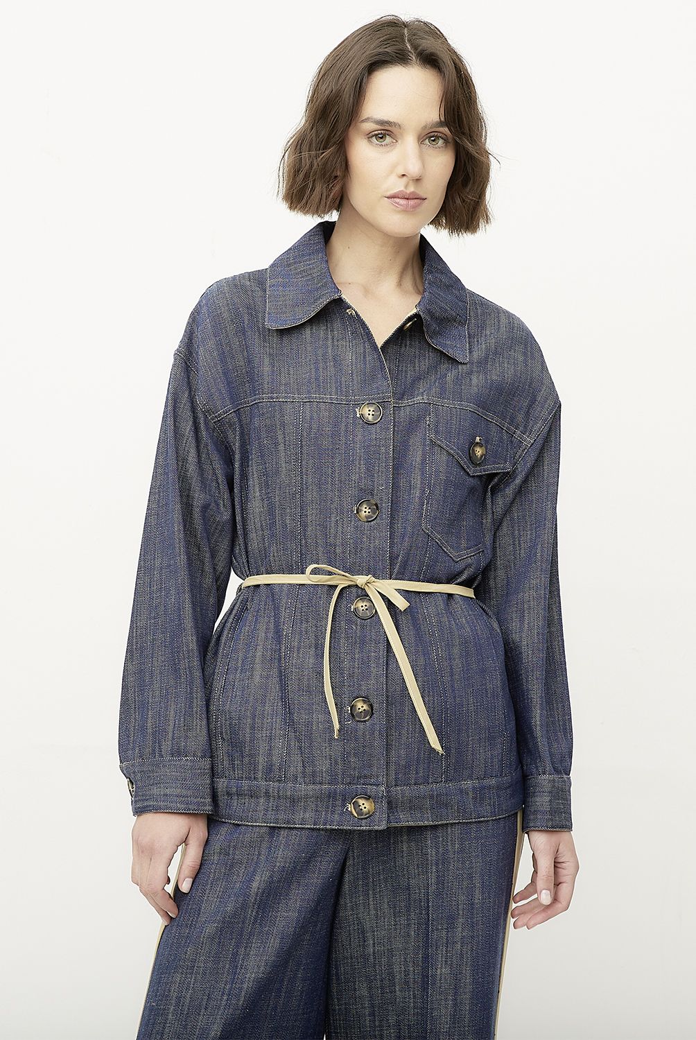 DIXIE - Blusa Denim Mujer Dixie