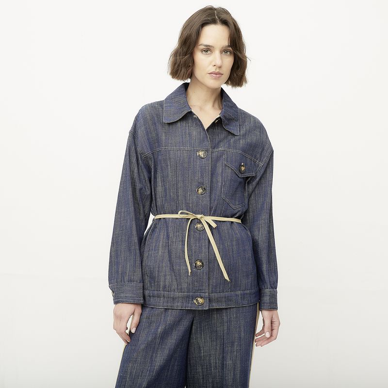 DIXIE - Blusa Denim Mujer Dixie