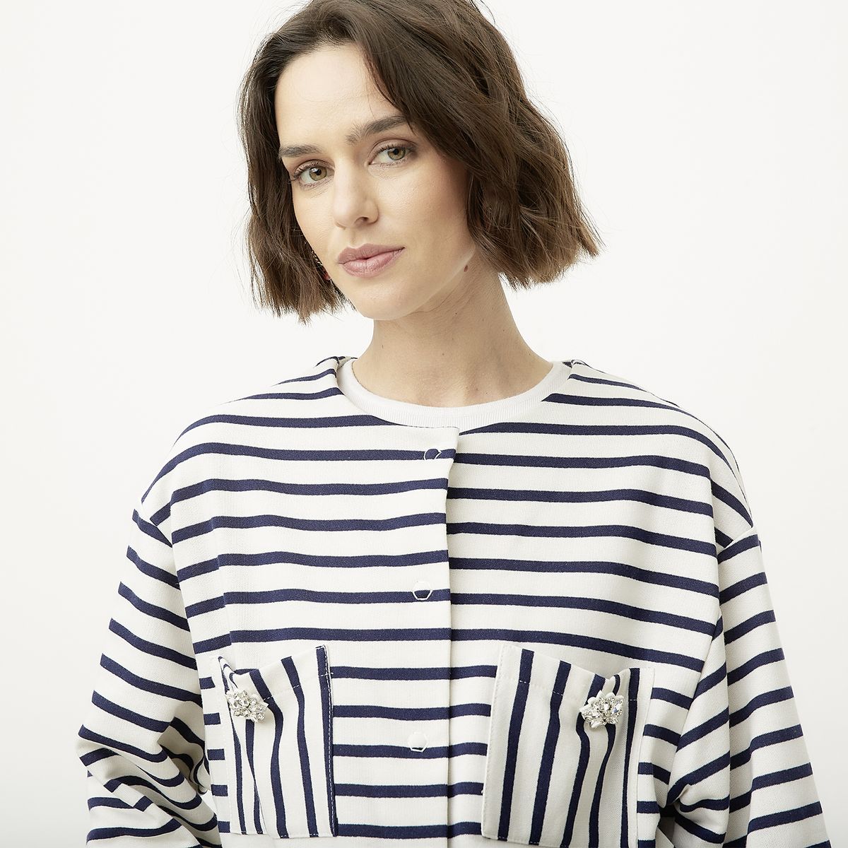 DIXIE - Chaqueta Rayas Mujer Dixie