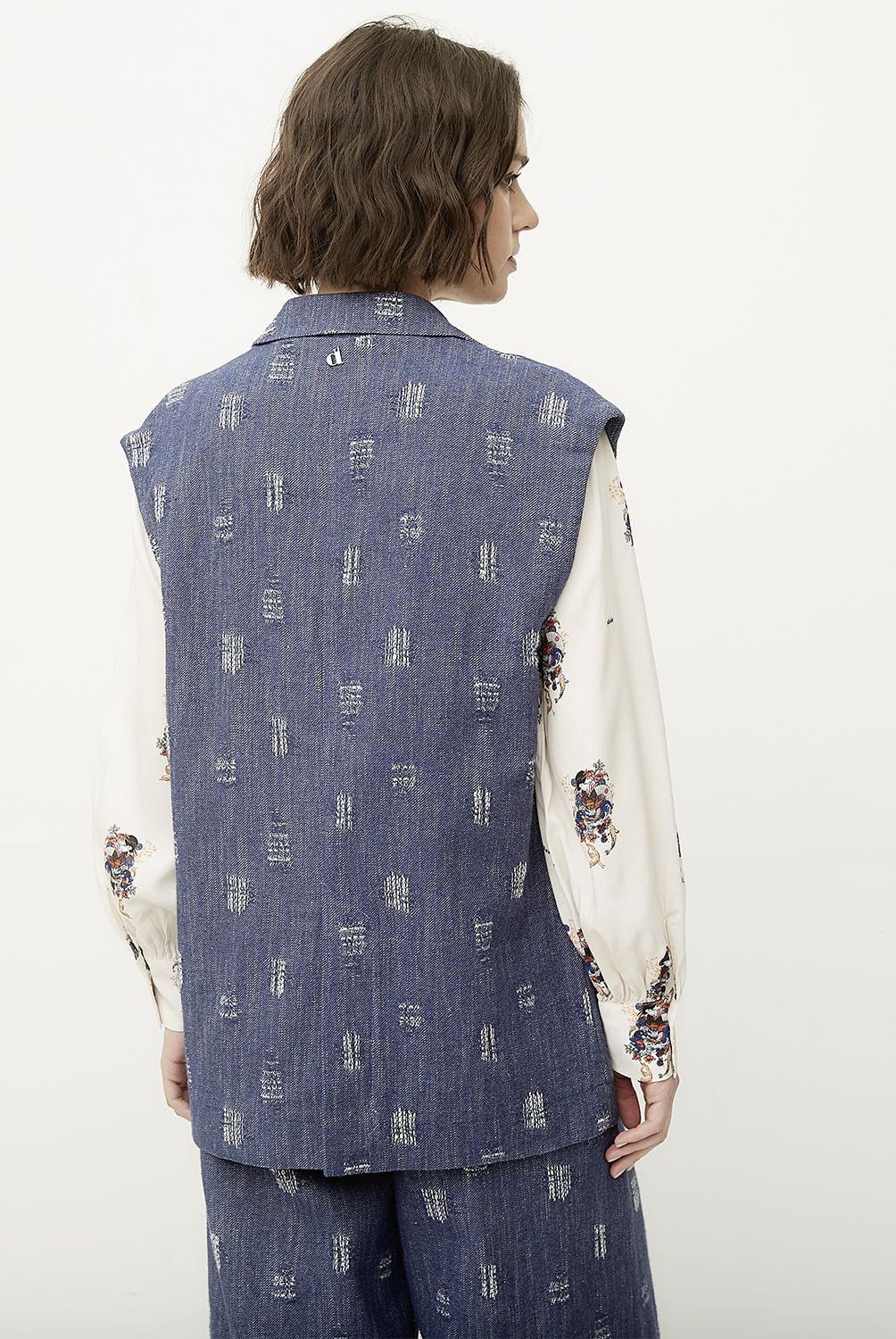 DIXIE - Blazer Sin Mangas Estampado  Mujer Dixie