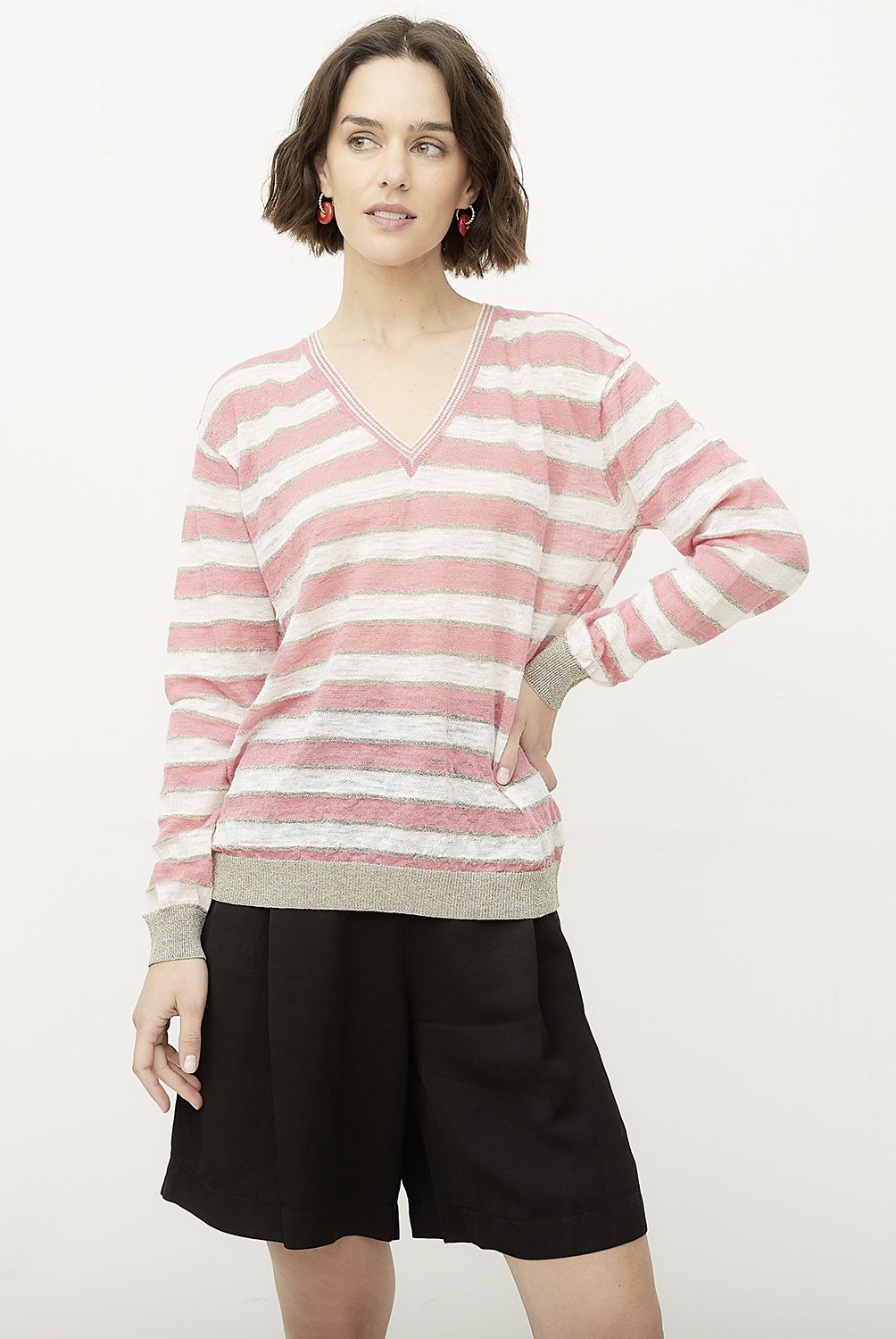 DIXIE - Sweater Rayado Mujer Dixie