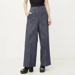 DIXIE - Pantalón Ancho Estampado Mujer