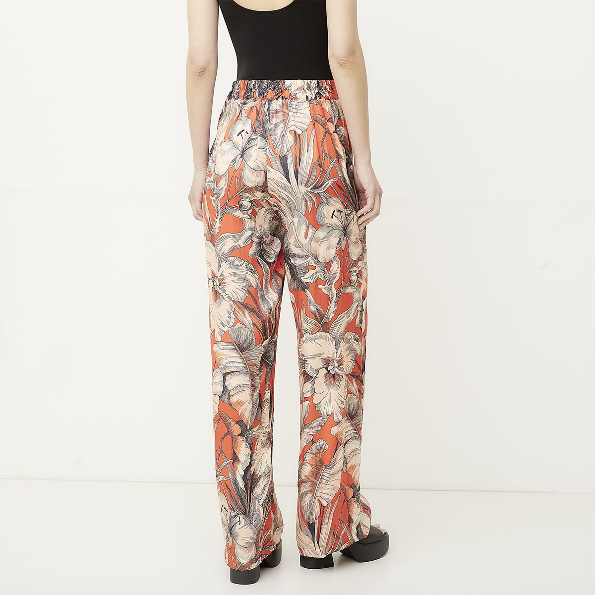DIXIE - Pantalón Ancho Estampado Mujer Dixie