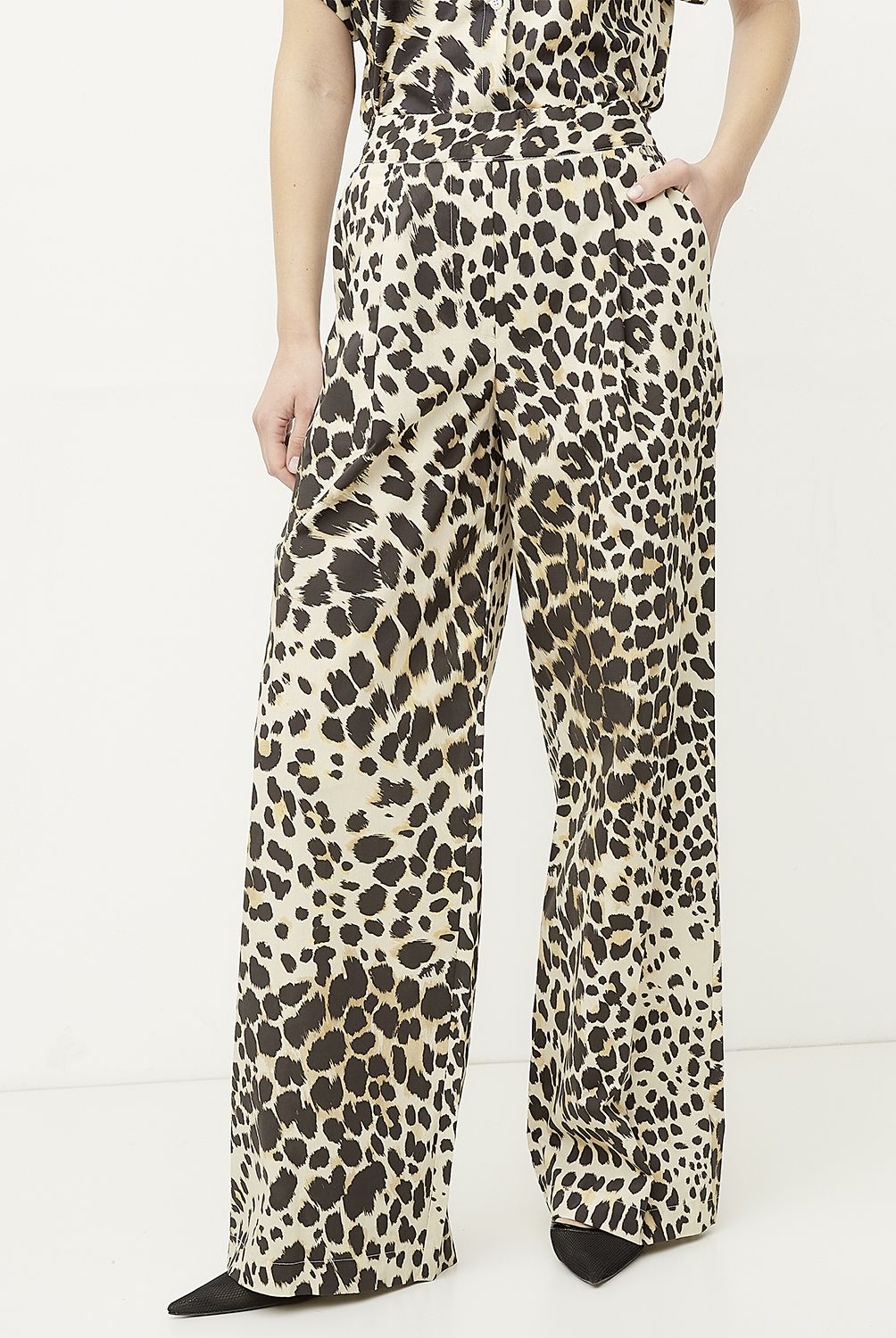 DIXIE - Pantalón Ancho Estampado Animal Print Mujer Dixie