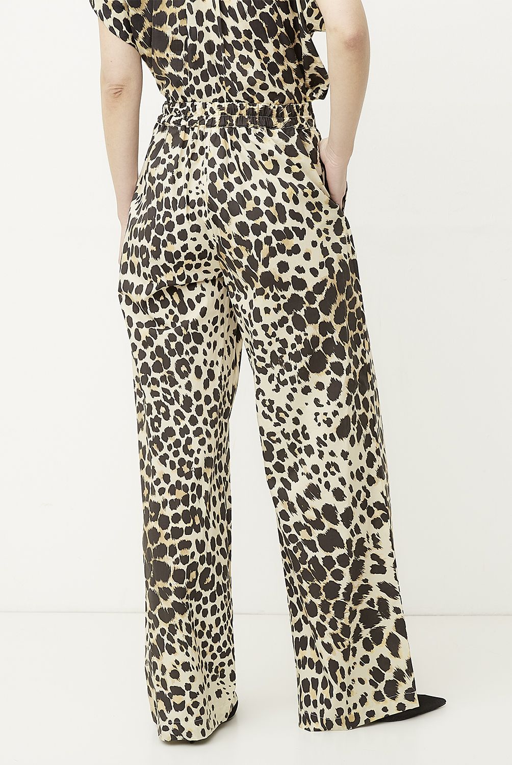 DIXIE - Pantalón Ancho Estampado Animal Print Mujer Dixie