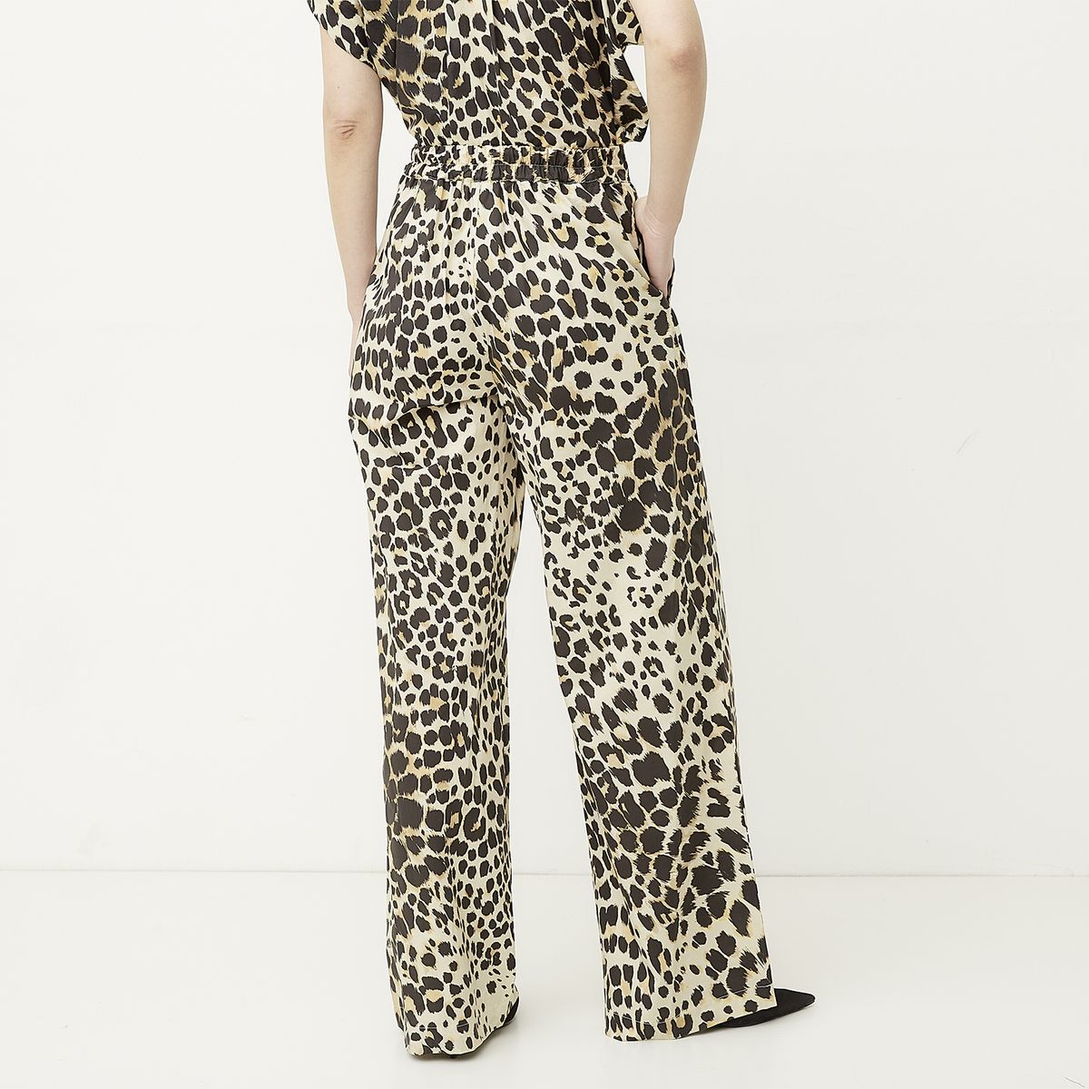 DIXIE - Pantalón Ancho Estampado Animal Print Mujer Dixie