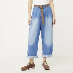 DIXIE - Pantalón Ancho Estampado Mujer