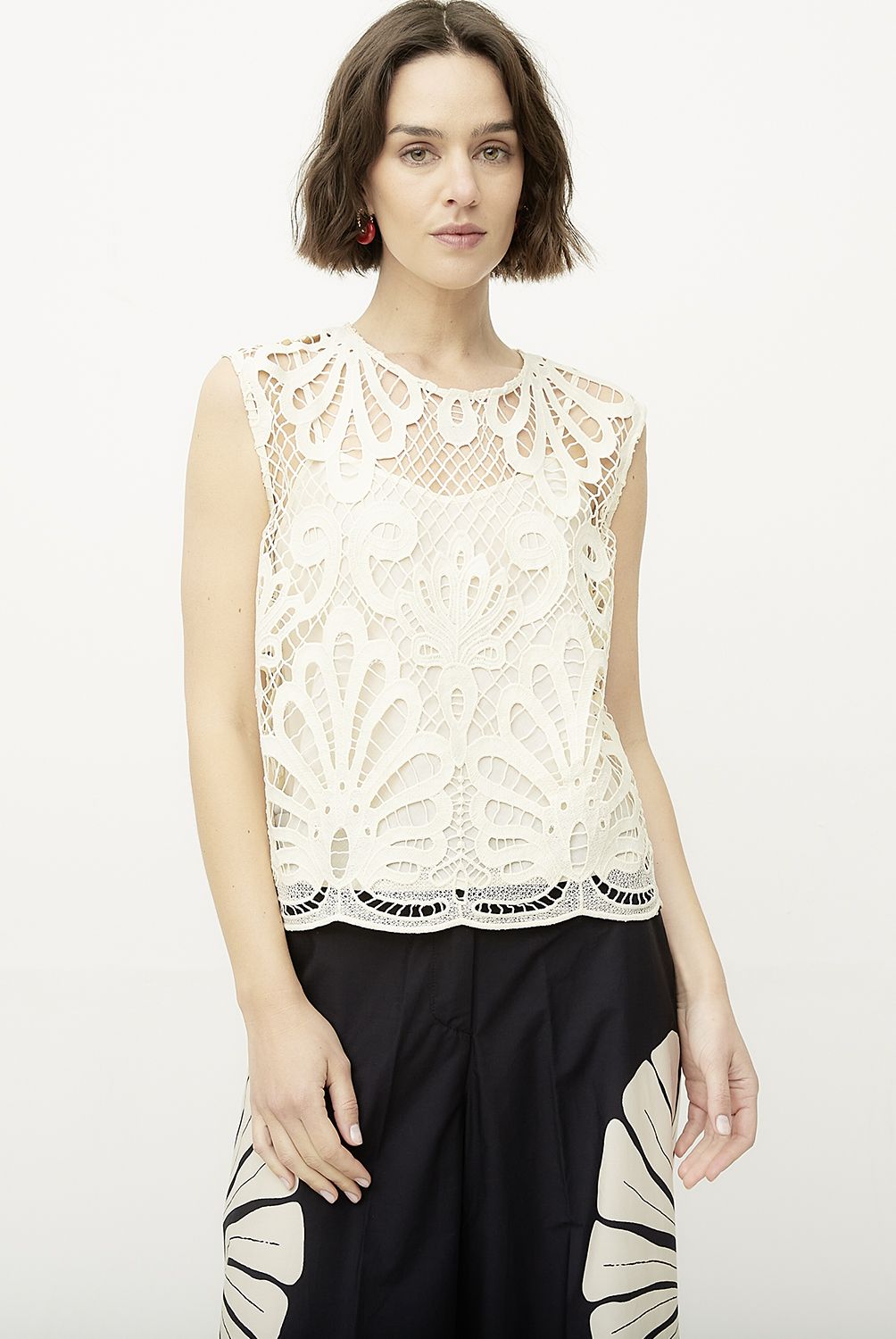 DIXIE - Blusa Bordado Mujer DIXIE
