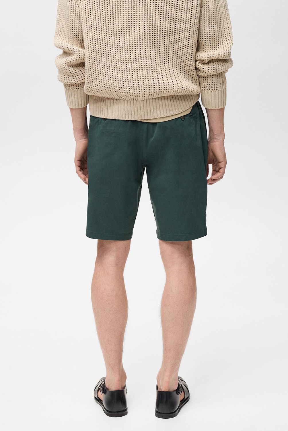 MANGO MAN - Bermuda Gracia Algodón Slim Fit Hombre Mango Man