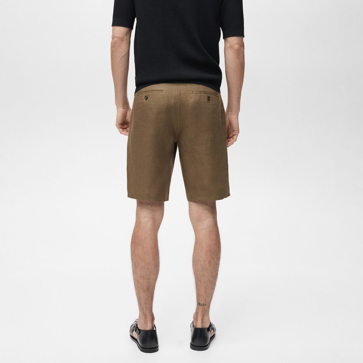 MANGO MAN - Bermudas Carp 100% Lino Slim Fit Hombre Mango Man